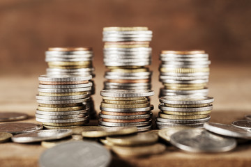 Saving money and account finance concept