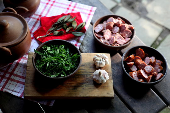 Feijoada ingredients