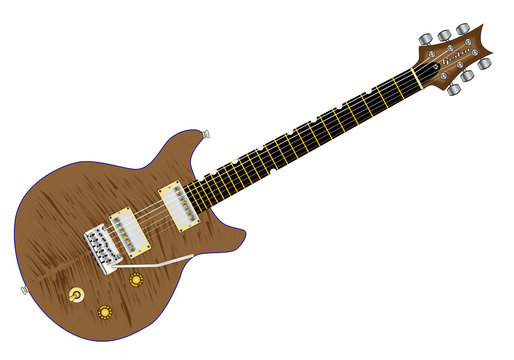 Double Cutaway Electric Guitar