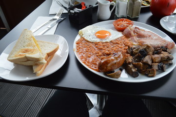 Perfect english breakfast