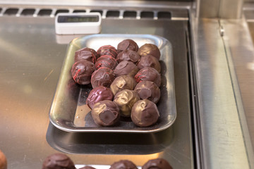 filled homemade chocolates