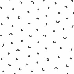 Brush strokes. Vector abstract pattern on white background