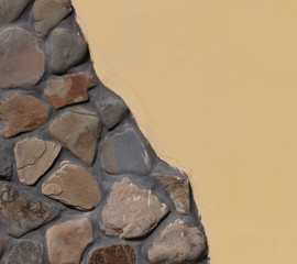 Part of the stone wall, stone wall background texture.