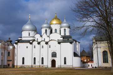 Russian Orthodox church. Saint Sophia in Veliky Novgorod