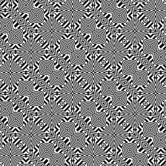 Design seamless monochrome geometric pattern
