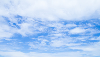 Blue Sky And Clouds. peaceful sky and cloud in good weather day