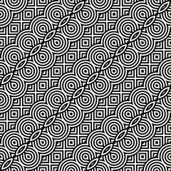 Design seamless monochrome waving pattern