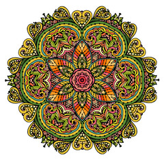 image doodle of a decorated mandala.