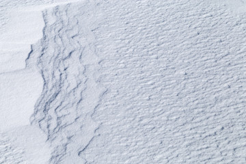 Image with a snowy texture