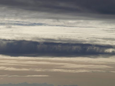 Wolke, Wolken, Himmel, Rollwolke, blau, rosa, Atmosph&auml;re, Natur, Naturschauspiel