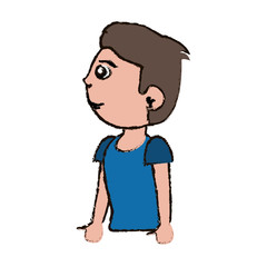 character son male image vector illustration eps 10