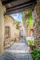 Fototapeta na wymiar Scenic sight in Arsoli, rural village in Rome Province, Latium, Italy