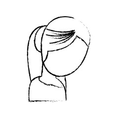 face woman mother character vector illustration eps 10