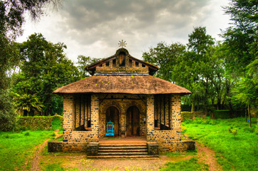 Debre Birhan Selassie Church in Gondar, Ethiopia