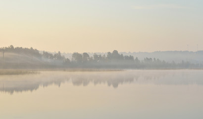 Obraz na płótnie Canvas Shore of the lake.