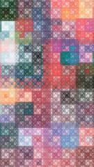 Fototapeta premium Colorful pattern fractal background