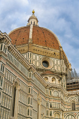 Fototapeta na wymiar The Duomo Santa Maria del Fiore, Florence, Tuscany, Italy