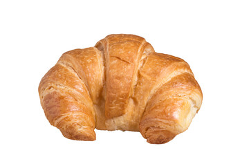  tasty Croissant for breakfast white background isolated