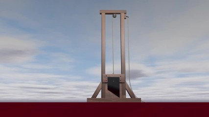 guillotine in action