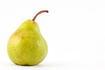 Pear (Pyrus communis) isolated in white background
