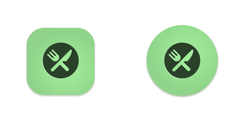 Vector Green Web Buttons