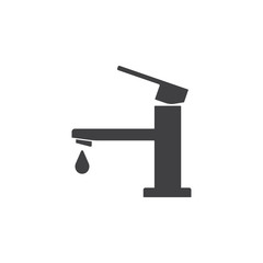 Water tap icon. Vector illustration