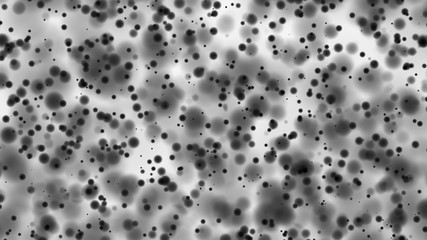 Beautiful monochrome bokeh blurred dots background defocused lights