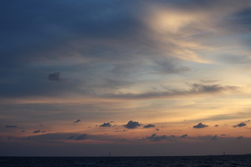 Summer Colorful Sky after Sunset