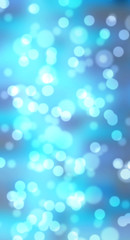 blue bokeh abstract background
