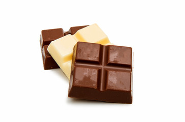 Chocolate isolated