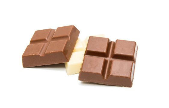 Chocolate isolated