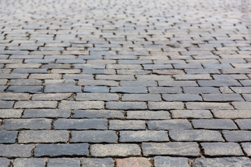 Stone pavement texture, Moscow, Russia, Red Square