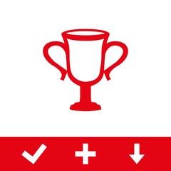 champions cup icon stock vector illustration flat design