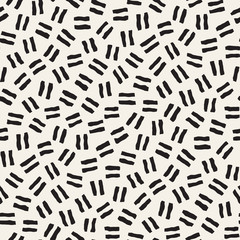 Vector Seamless Pattern. Abstract Background With Scattered Geometric Shapes.