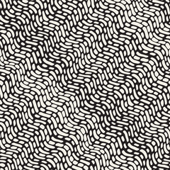 Abstract Background With Rounded brush strokes. Doodle Vector Seamless Pattern.