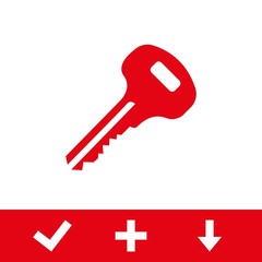 key icon stock vector illustration flat design