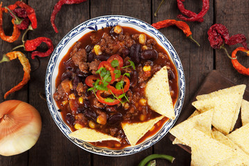 Mexican chili con carne