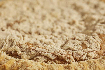 a classic whole shoofly pie from Lancaster County, Pennsylvania, USA
