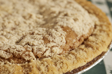Naklejka premium a classic whole shoofly pie from Lancaster County, Pennsylvania, USA