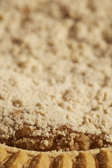 a classic whole shoofly pie from Lancaster County, Pennsylvania, USA