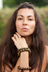 Beautiful hippie girl 