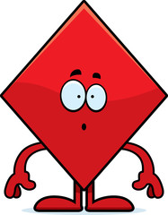 Surprised Cartoon Diamond