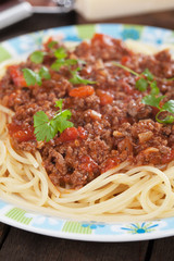 Italian pasta bolognese