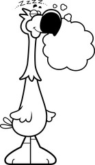 Dreaming Cartoon Dodo