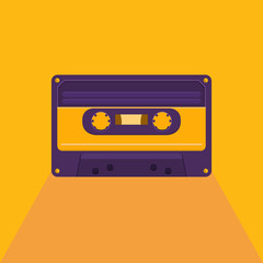 Vintage audio cassette.