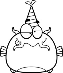 Cartoon Catfish Drunk Party