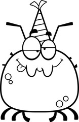 Cartoon Tick Drunk Party