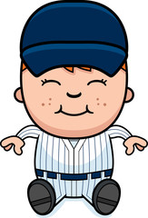 Baseball Player Sitting