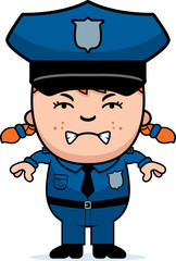 Angry Police Officer