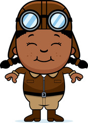 Smiling Cartoon Pilot